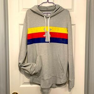 Dutch Bros hooded sweatshirt with front pocket and classic logo